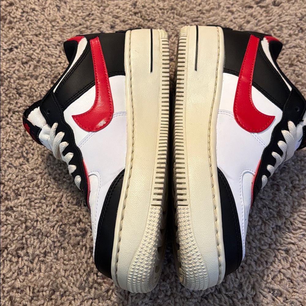 Nike Air Force 1 shadow 6.5 women's white / red - Picture 4 of 8